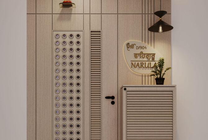 2BHK interior design Surat by M STUDIO