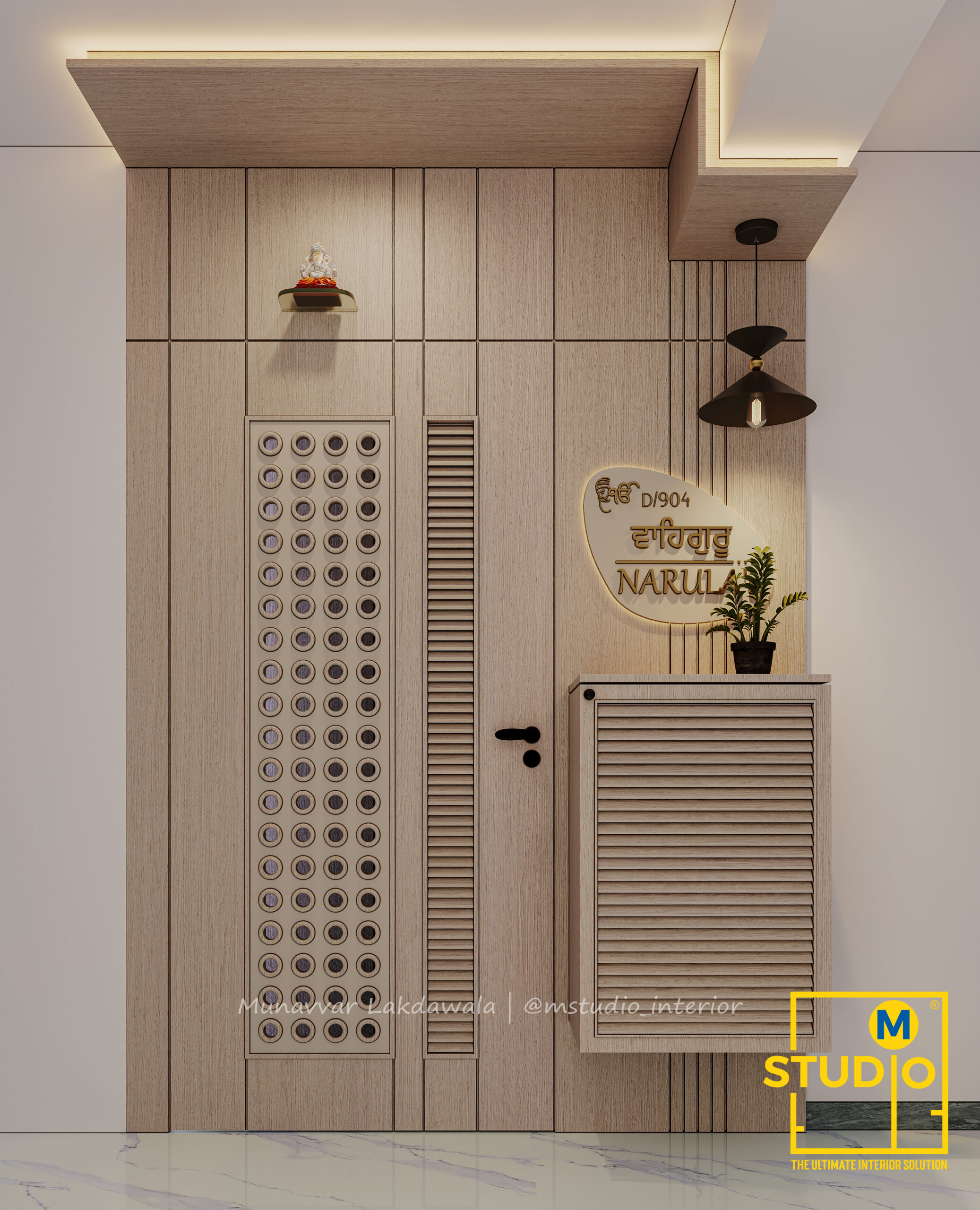 2BHK interior design Surat by M STUDIO