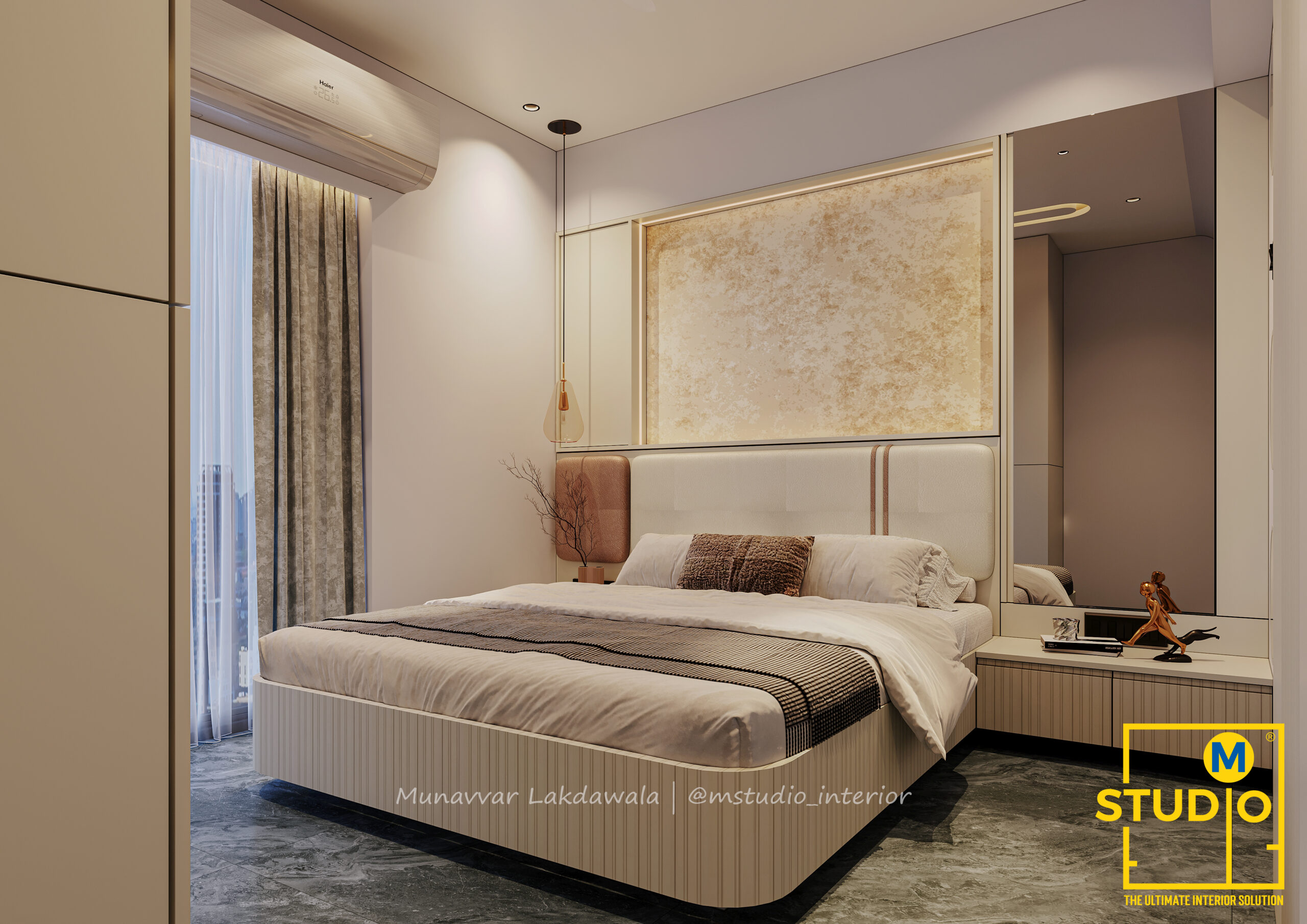 2BHK interior design Surat by M STUDIO