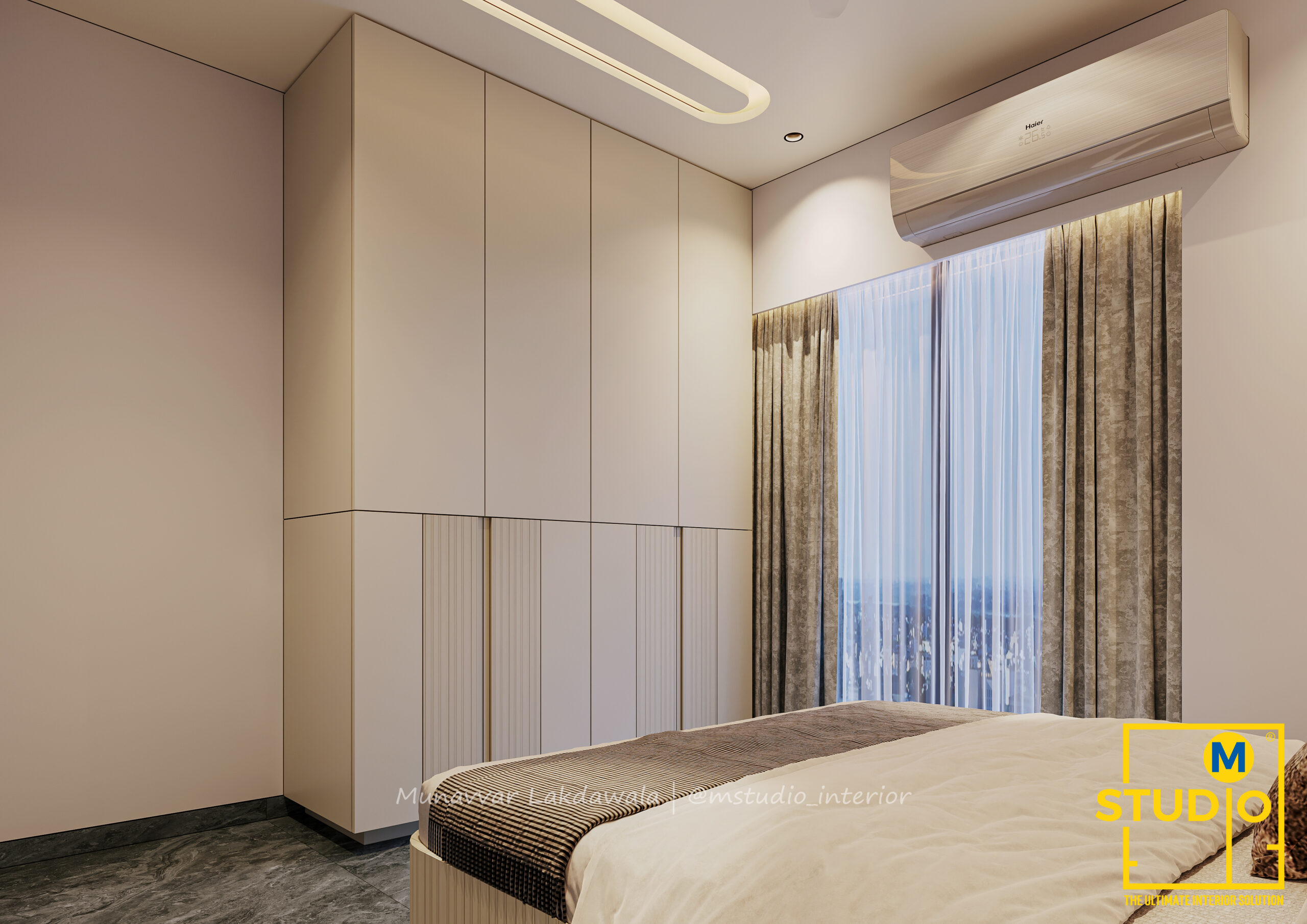 2BHK interior design Surat by M STUDIO