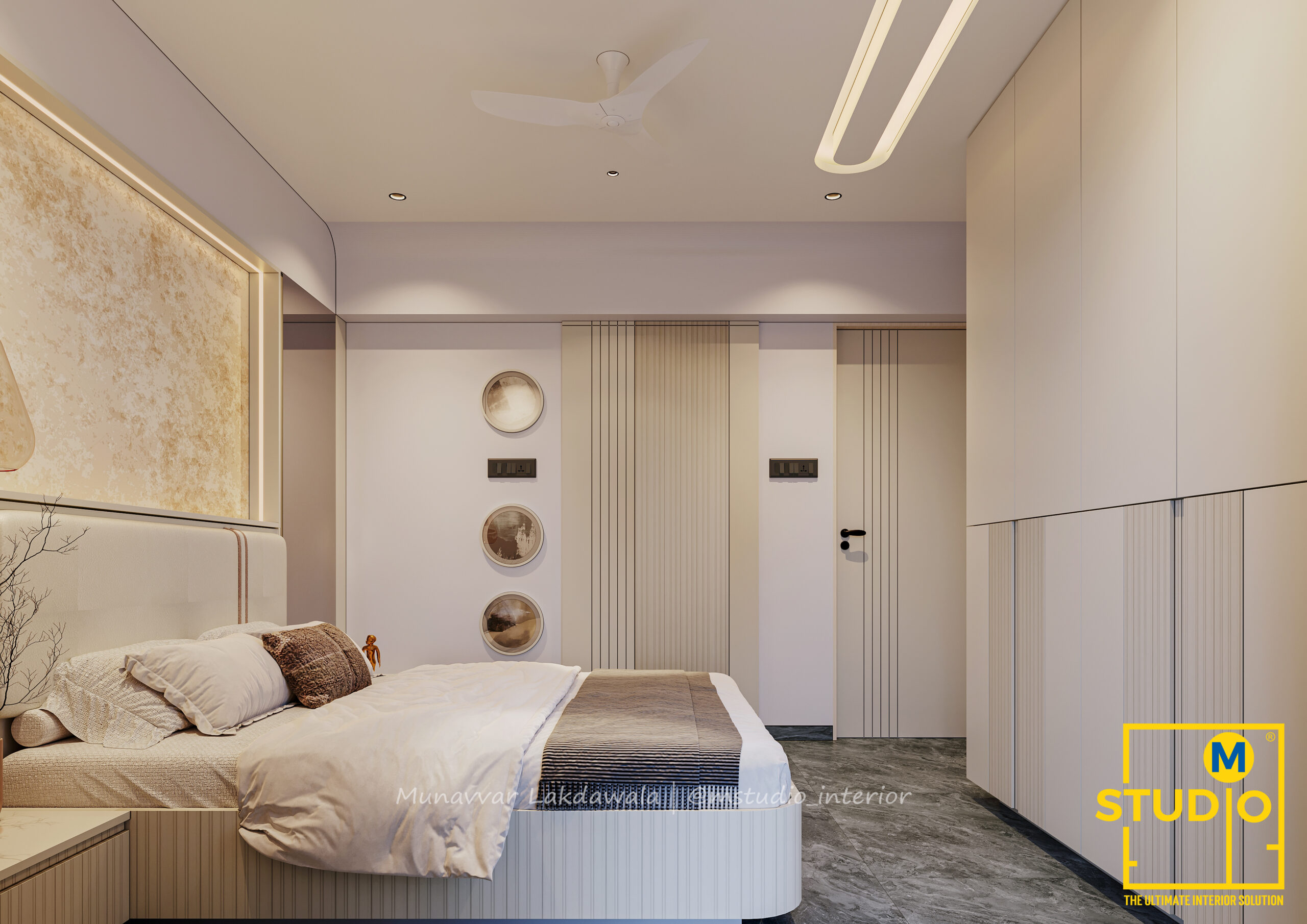 2BHK interior design Surat by M STUDIO