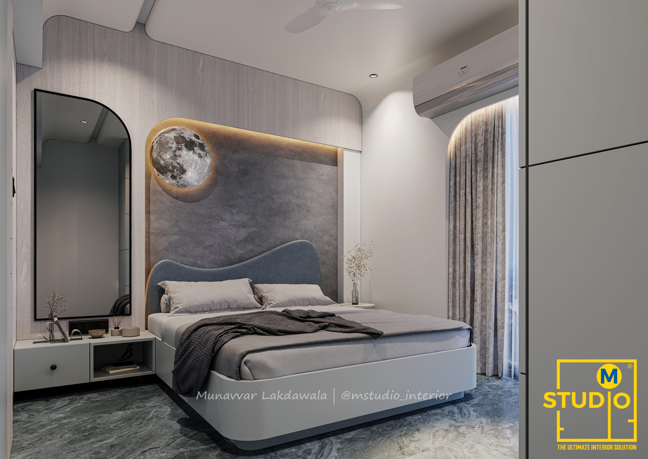 2BHK interior design Surat by M STUDIO