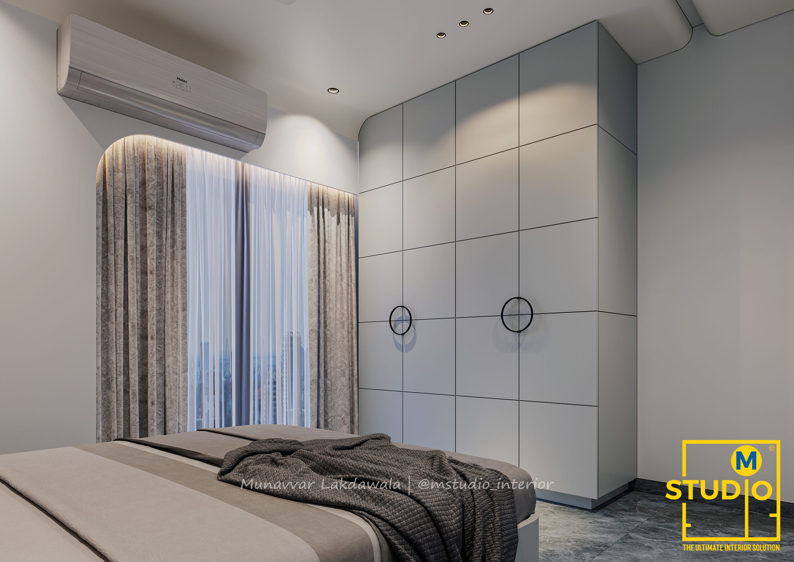 2BHK interior design Surat by M STUDIO