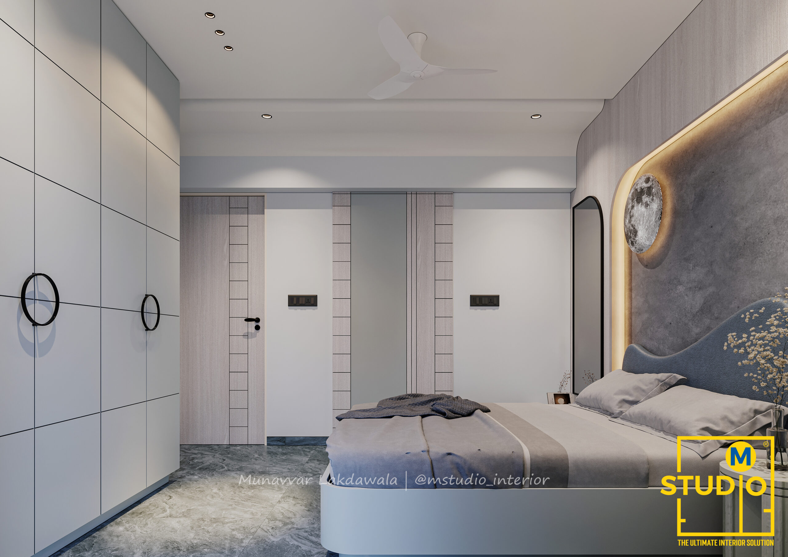 2BHK interior design Surat by M STUDIO
